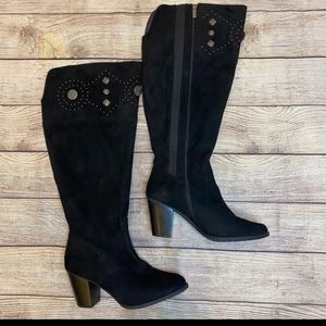 Over the knee suede boots *NWOT
